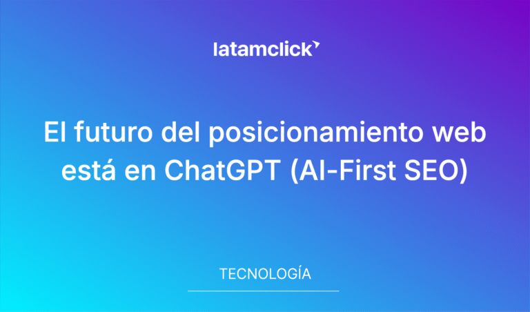 El Futuro Del Posicionamiento Web Está En Chatgpt (ai First Seo)